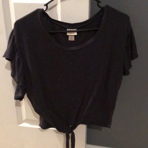 Charcoal crop top